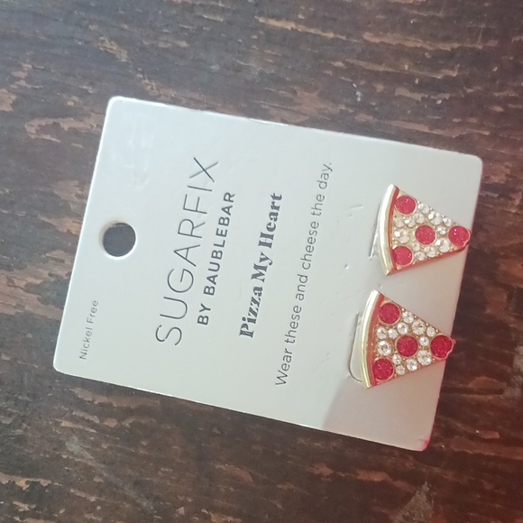 SUGARFIX Jewelry - Piźza Ear Rings Pierce